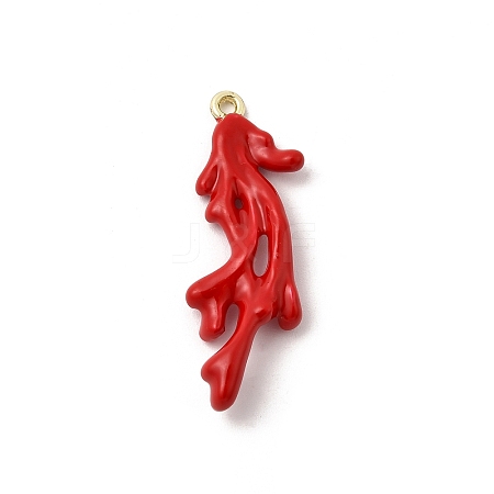 Alloy Enamel Pendants ENAM-L052-01G-03-1