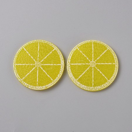 Fruit Theme Plastic Cabochons KY-WH0004-22B-1