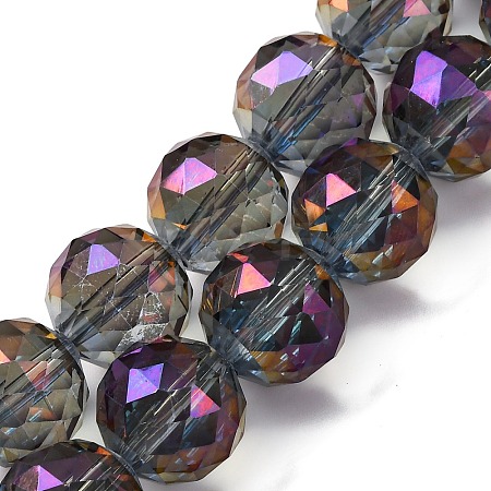 Electroplate Glass Bead Strands EGLA-J140-FR01-14mm-1