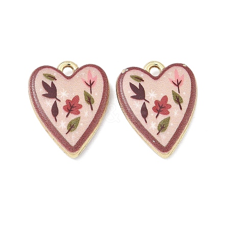 Printed Alloy Pendants PALLOY-P319-07H-10-1