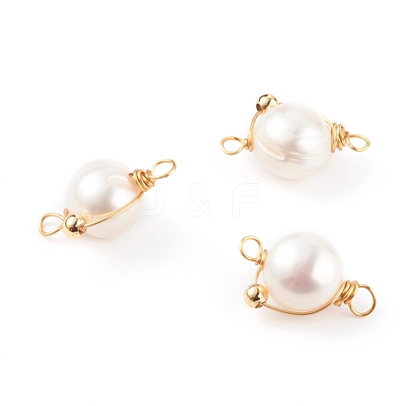 Natural Cultured Freshwater Pearl Pendants PALLOY-JF00673-01-1