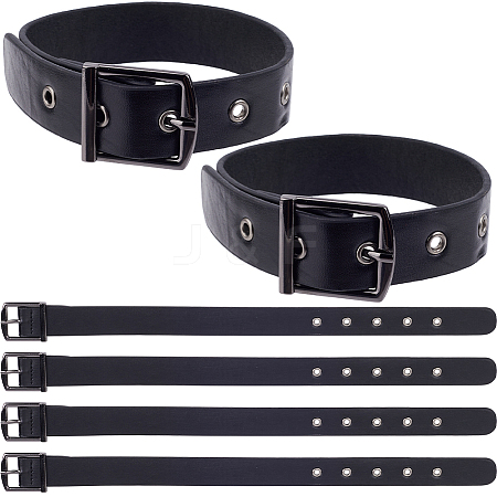 PU Imitation Leather Cord Bracelets BJEW-WH0020-68D-1