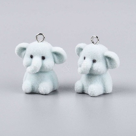 Flocky Animal Resin Pendants FIND-S001-06A-1