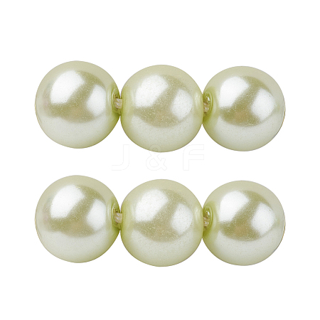 Eco-Friendly Glass Pearl Beads HY-J002-6mm-HX046-1