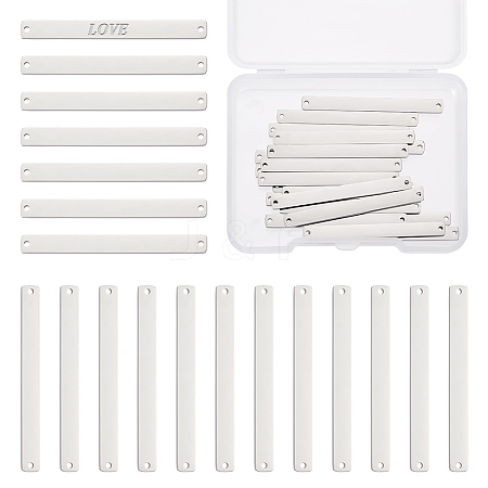 20Pcs 304 Stainless Steel Connector Charms FIND-UN0003-77-1