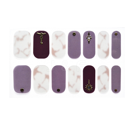 Full Cover Nombre Nail Stickers MRMJ-S060-ZX3301-1