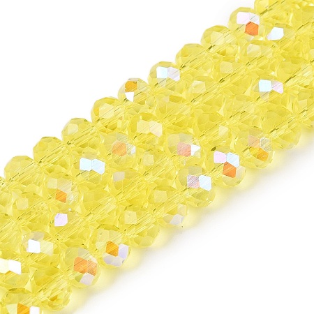 Electroplate Glass Beads Strands LS-EGLA-A044-T8mm-L29-1