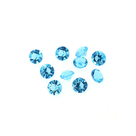 Glass Rhinestone Cabochons GLAA-TAC0005-4mm-12-1