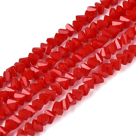 Opaque Glass Beads Strands GLAA-N019-3mm-09-1