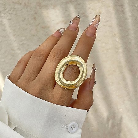 Alloy Finger Rings for Women RJEW-S412-04G-01-1