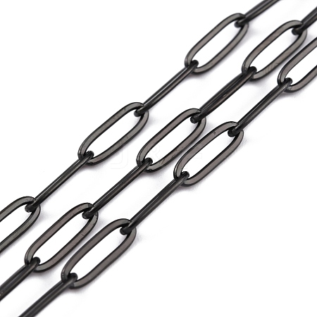 304 Stainless Steel Paperclip Chains CHS-O010-03EB-1
