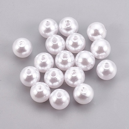 ABS Plastic Imitation Pearl Beads X-KY-G009-18mm-03-1