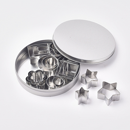 304 Stainless Steel Cookie Cutters LS-DIY-WH0079-49-1
