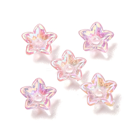 Transparent Acrylic Bead Caps AC-CBA1E6C-06C-07-1