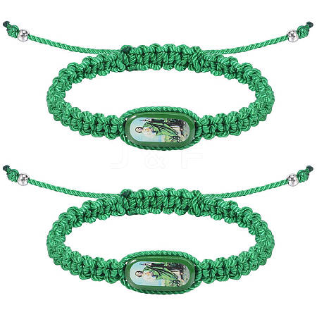 Cotton Cord Braided Bracelets FS-WG5D436-01-1