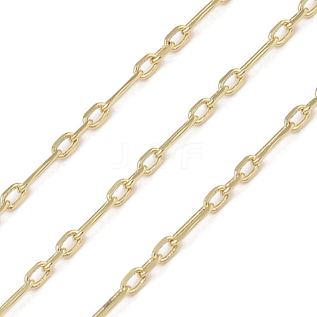 Rack Plating Brass Link Chains CHC-A010-08G-1