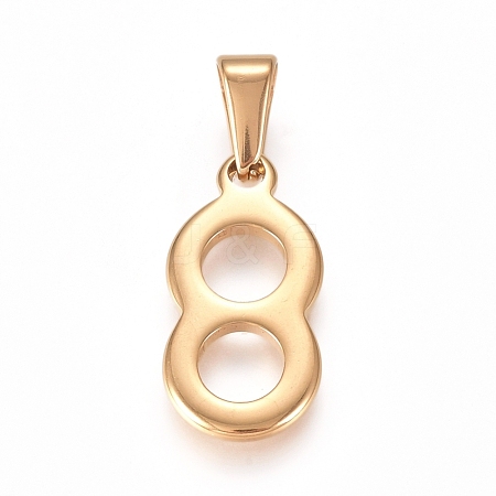 304 Stainless Steel Pendants STAS-L210-05A-G-1