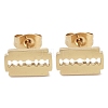 PVD Vacuum Plating 304 Stainless Steel Stud Earrings for Women EJEW-A048-37G-1