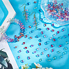 210Pcs 6 Colors Transparent Glass Beads GGLA-LT0001-02B-3