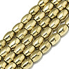 Electroplate Non-magnetic Synthetic Hematite Beads Strands X-G-S352-53B-01-1