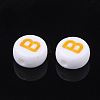 Initial Acrylic Beads OACR-E001-20B-2