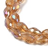 Transparent Electroplate Glass Beads Strands LS-EGLA-N013-T4mm-B21-3
