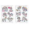 DIY Diamond Painting Sticker Kit UNIC-PW0001-013-1
