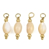 Natural Freshwater Shell Pendants SH-CBA5EEC-01G-1