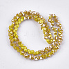 Electroplate Glass Beads Strands EGLA-S179-03A-H04-2