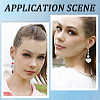 304 Stainless Steel Leverback Earring Findings STAS-SP0001-01A-5