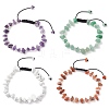 Gemstone Braided Bead Bracelets for Women BJEW-JB11107-1