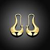 Elegant Fashion Brass Hoop Earrings EJEW-BB01519-2