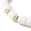 Handmade Polymer Clay Beads Stretch Bracelets BJEW-JB06495-7