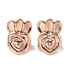 Brass Ear Nuts FIND-WH0133-05RG-2