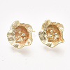 Brass Stud Earring Findings KK-T038-585G-NF-2