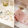 CutHollow 1Pc PU Imitation Leather Earring Storage Bags EDIS-CL0001-01A-6