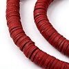 Handmade Polymer Clay Beads Strands CLAY-R089-8mm-Q103-3