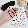 20Pcs Column Alloy Shoelace Buckle Connectors FIND-CY0001-95A-3