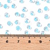 6/0 Inside Colours Transparent Glass Seed Beads SEED-T007-07E-4