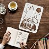 Plastic Reusable Drawing Painting Stencils Templates DIY-WH0202-254-3