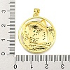 Brass Micro Pave Cubic Zirconia Pendants KK-K354-09B-G-3