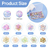  180Pcs 9 Colors Baking Painted Crackle Glass Beads DGLA-TA0001-06-3