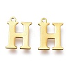 PVD Vacuum Plating  304 Stainless Steel Charms STAS-H112-H-G-1