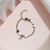 100Pcs Spray Painted Crackle Glass Beads GLAA-CJ0002-15-7