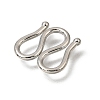 Brass M-Hook Clasps KK-CBA0DF0-14C-P-2