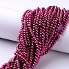 Glass Pearl Beads Strands X-HY-4D-B37-3