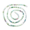 Gradient Color Electroplate Glass Bead Strands GLAA-E042-01D-2