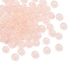 Imitation Jade Glass Seed Beads SEED-Q038-01B-1