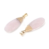 Natural Rose Quartz Pendants GG-CBA9F30-03G-07-2