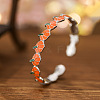 Halloween Alloy Enamel Open Cuff Bangles WGDAF46-01-1